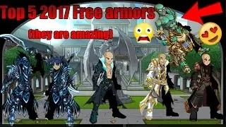 aqw top 5 free armors 2017 (non member)