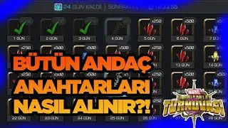 B&Uuml;T&Uuml;N ANDA&Ccedil; ANAHTARLARI NASIL ALINIR ?  - MCOC ANDA&Ccedil;LAR - MARVEL ŞAMPİYONLAR TURNUVASI ANDA&Ccedil; ANAHTAR