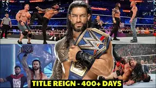 Roman Reigns Universal Title Reign Cross 400+ Days