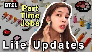 Life Updates in Korea + BT21 Full Face Makeup Review