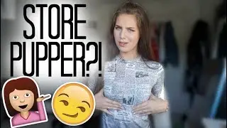 ENDELIG STØRRE PUPPER?! junkyard try on haul