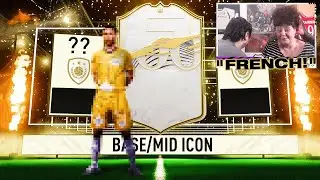 MY MUM OPENS A BASE/MID ICON PACK (FIFA 21)