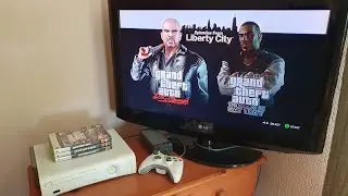 500GB Microsoft Xbox 360 Jasper Kronos Console Controller GTA Games Bundle # 1202
