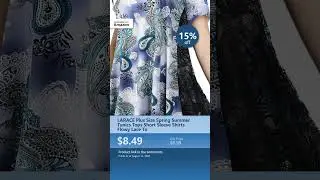 LARACE Plus Size Spring Summer Tunics Tops Short Sleeve Shirts Flowy Lace To