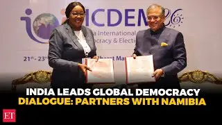 India, Namibia sign electoral MoU as 70 nations join global democracy meet IICDEM 2026 in Delhi