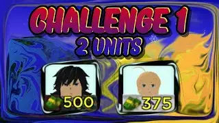Challenge 1 with lvl 50 Giyuu | All Star Tower Defense