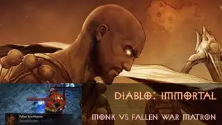 Diablo: Immortal - Monk vs Fallen War Matron