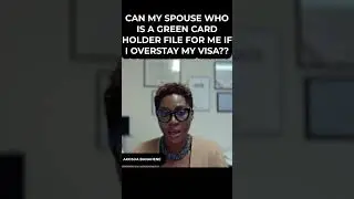 Overstayed your visa but married to a Green Card holder