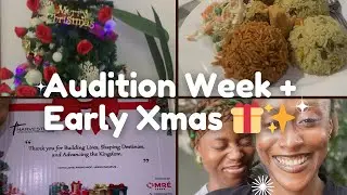 Actor Life | Callback + Audition + Christmas Came Early + Unboxing 🎄🎬🎁