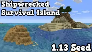 Minecraft 1.13 Seed - Survival Island SHIPWRECK SEED