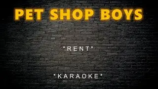Pet Shop Boys - Rent (Karaoke)