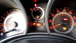 Сброс индикатора технического обслуживания Scion TC 2012 года
