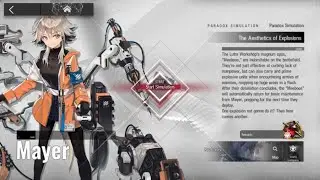 [Arknights] Paradox Simulation: The aesthetics of Explosions (Mayer)