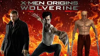 X-Men Origins Wolverine Uncaged Edition XBOX 360: битвы с боссами Саблезубым и Дэдпулом в разреше...
