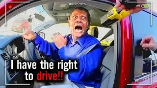 Cops vs Dumb People &mdash; Corporal Rips Out a Sovereign Citizens Car Window with His Bare Hands After...