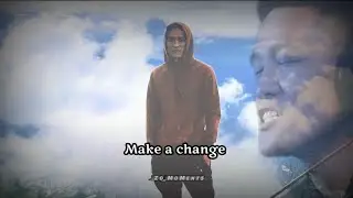 Gnie - Make a change ( lyrics ) #wearetheworld ( We are the world rap part ) #shorts