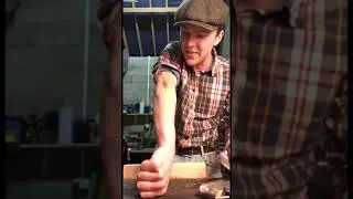 Sharpening a Cheap Stanley Plane #shortvideo #ireland #handtools #woodwork