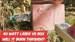 New Technology 40 Watt CX-17 Laser punches Holes in a Box - New Video (Oct,5th,25)