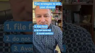 five strategies to win your divorce