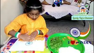 Independence Day song | Making National Flag 🇮🇳 Carrot , Rice & Pudina ( New Idea)