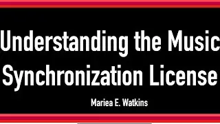 Understanding the Music Synchronization License