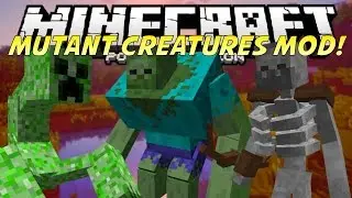 MUTANT CREATURES MOD in MCPE | Minecraft PE (Pocket Edition) Mods 0.11.0 / 0.11.1