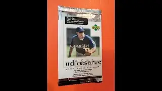 2001 UPPER DECK RESERVE baseball pack! Magglio Ordonez, Rafael Furcal, Nomar Garciaparra!