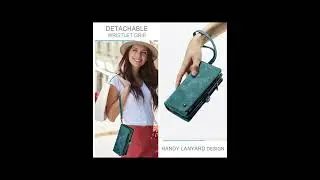 Casesme.com Samsung Galaxy Z Fold6 Wallet Case with Wrist Strap