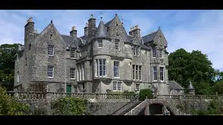 Clan Guthrie Castle And Gardens With Music On History Visit To Isle Of Mull Inner Hebrides Scotland