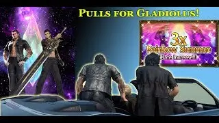 [FFBE] Final Fantasy XV - Pulls for Gladio and Noctis! THE CURSE IS OVER on global!?