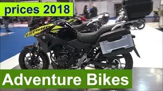 Adventure Motorcycle prices 2018