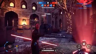 240 Max Level Darth Maul Killstreak/Gameplay (Naboo) - STAR WARS BATTLEFRONT 2