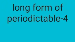 Longform of periodic table-4