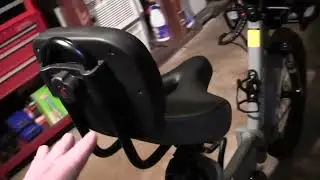 Mooncool TK-1 E-Trike Folding New Seat with Backrest Install