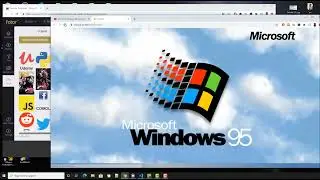 Windows 95 running on Browser