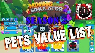 Mining Simulator 2 pet value list 22 Aug 2022 | Roblox Mining Simulator 2