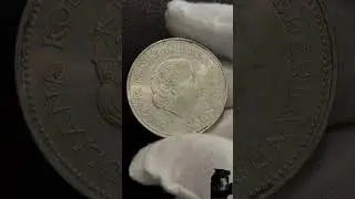 World Coin: 1970 Commemorative 10 Guldens, Netherlands