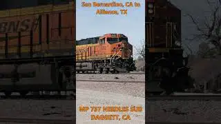 BNSF 8352 EB Z-SBDALT San Bernardino, CA to Alliance, TX 2-15-2025