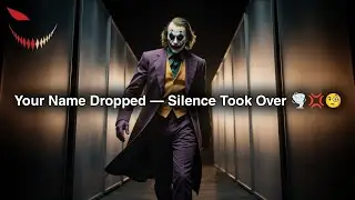 Once Your Name Was Noted 🌪️🧐 No One Wanted to Speak First - Joker Speech