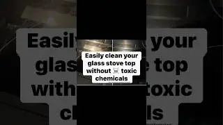 Easily clean your glass stove top without ☠️ harsh chemicals. Norwex Cleaning Paste to the rescue!