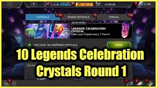 10 Legends Celebration Crystals Round 1 | MCOC