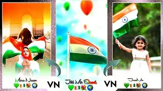 26 January Status Video Editing In Vn App | Republic Day Special Status Video Editing