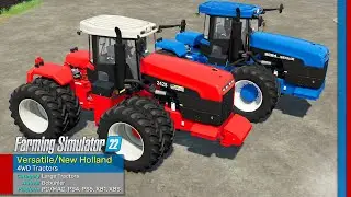 Versatile/New Holland 4WD Tractors - Farming Simulator 22 FS22 Mods Review 2K