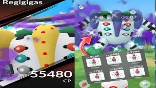Hoopa vs Shadow ✨Shiny Regigigas Raid in pokemon go | Shadow Regigigas Raid Day