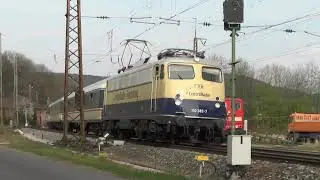 Sonderzug Centralbahn 110 383-7 in Laufach