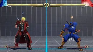 Devil May Cry - Dante (Ken) vs Red Earth - Kenji (Zeku)! #CapcomAllStars