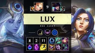Lux Carry vs Caitlyn: Rampage - EUW Master Patch 14.24