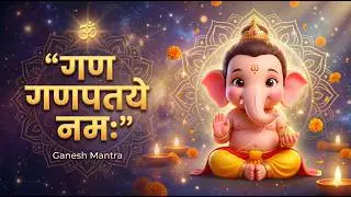 Ganesh Mantra 108 Times - Om Gan Ganpataye Namo Namah | गणेश मंत्र - ओम गण गणपते नमो नमः