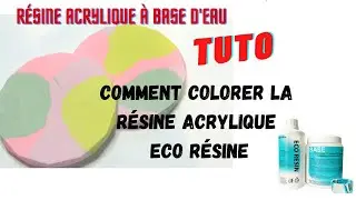 Comment colorer la r&eacute;sine acrylique et min&eacute;rale ? Naturesin, jesmonite, Aqua resine