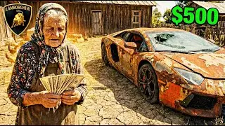 Grandma Sold Me Her Abandoned Lamborghini Aventador for $500... Full Restoration!